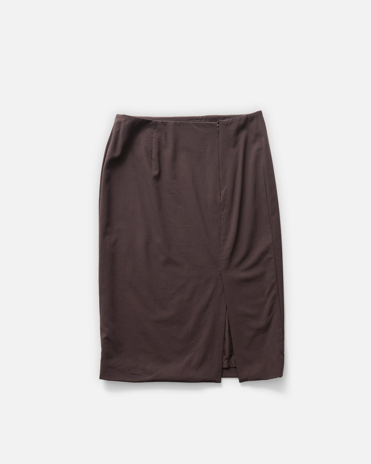 Back Slitted Midi Skirt / Size: W28