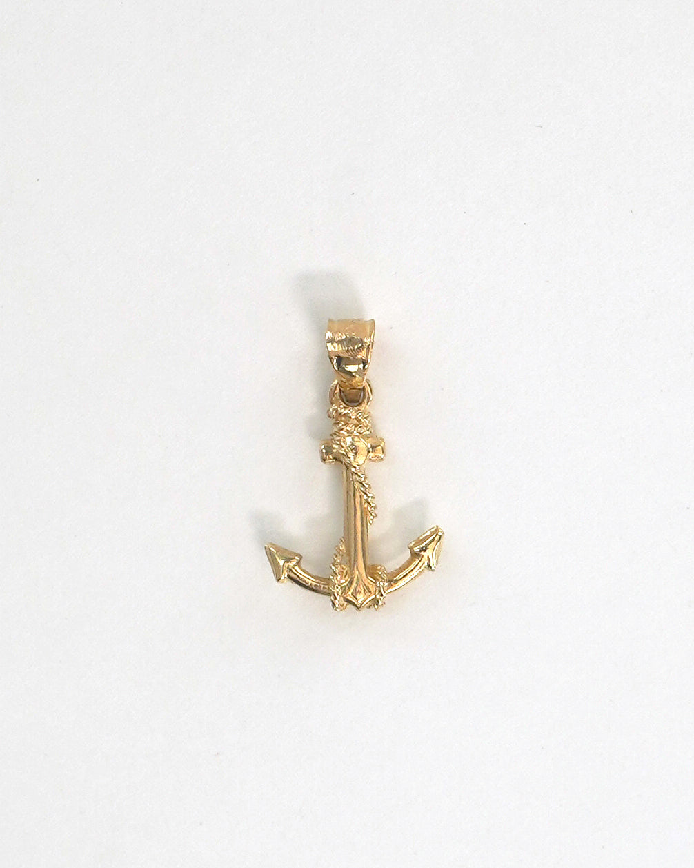 14k Gold Anchor Charm