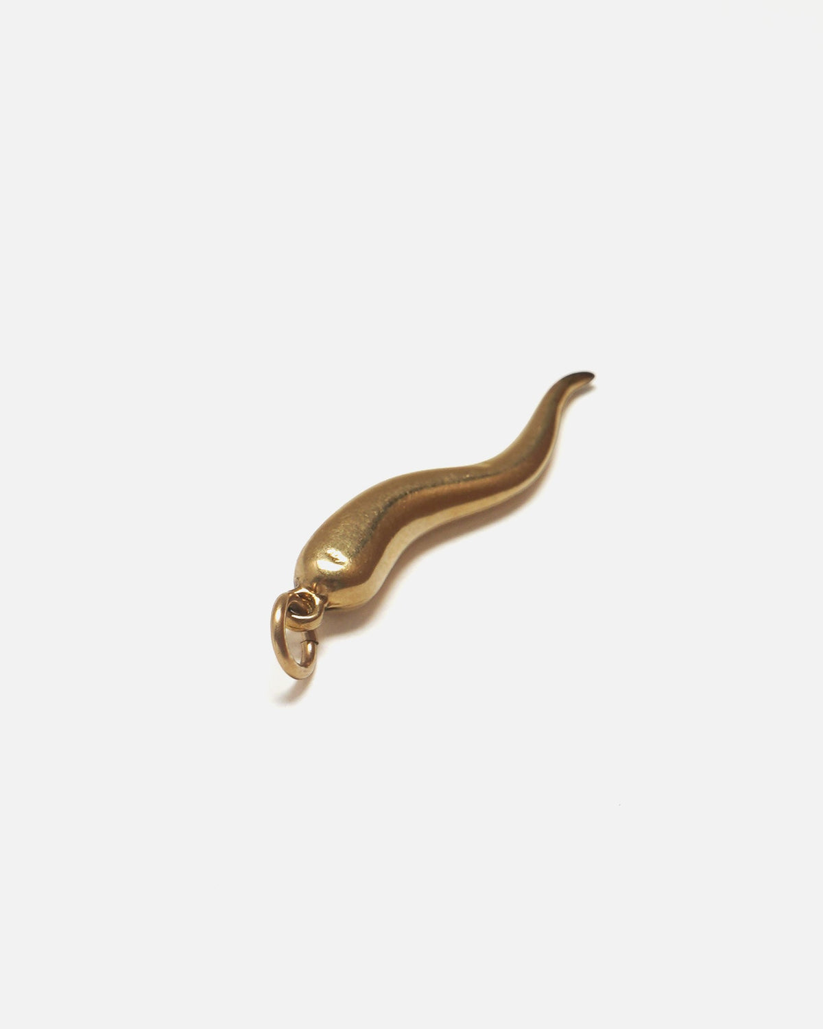 14k Gold Horn Charm