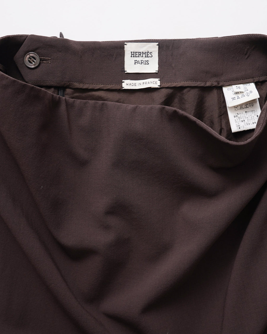 Back Slitted Midi Skirt / Size: W28
