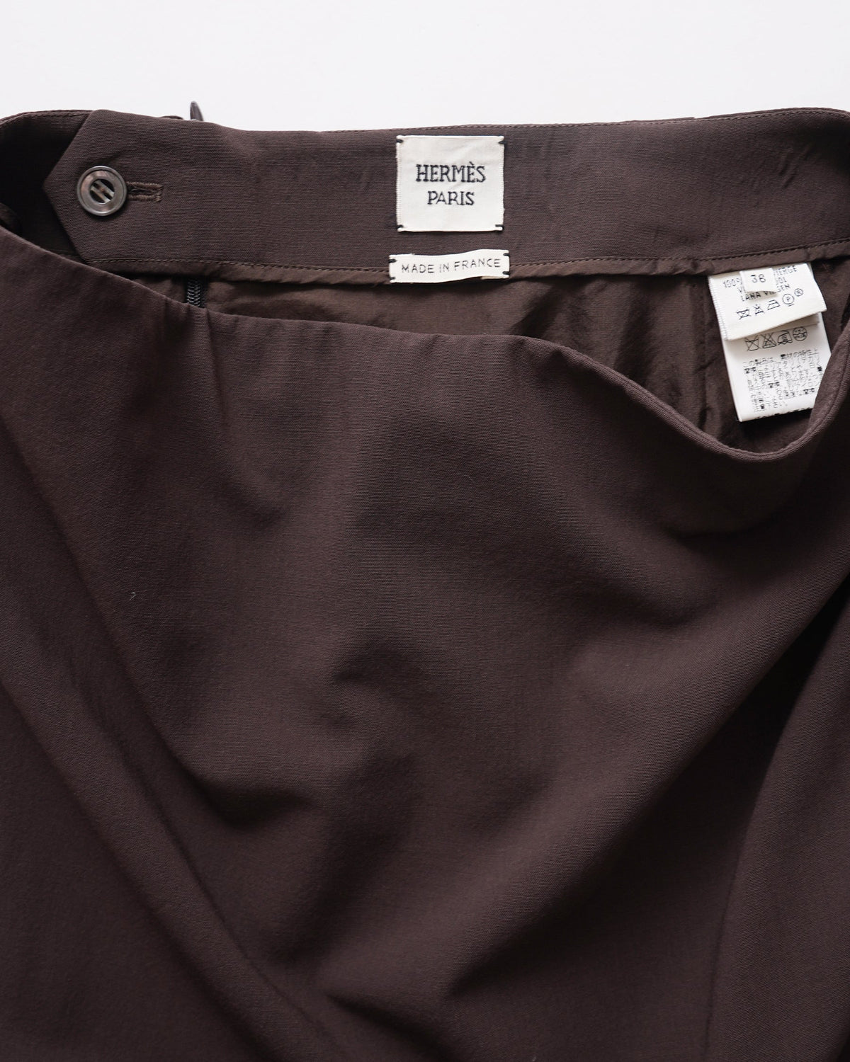 Back Slitted Midi Skirt / Size: W28