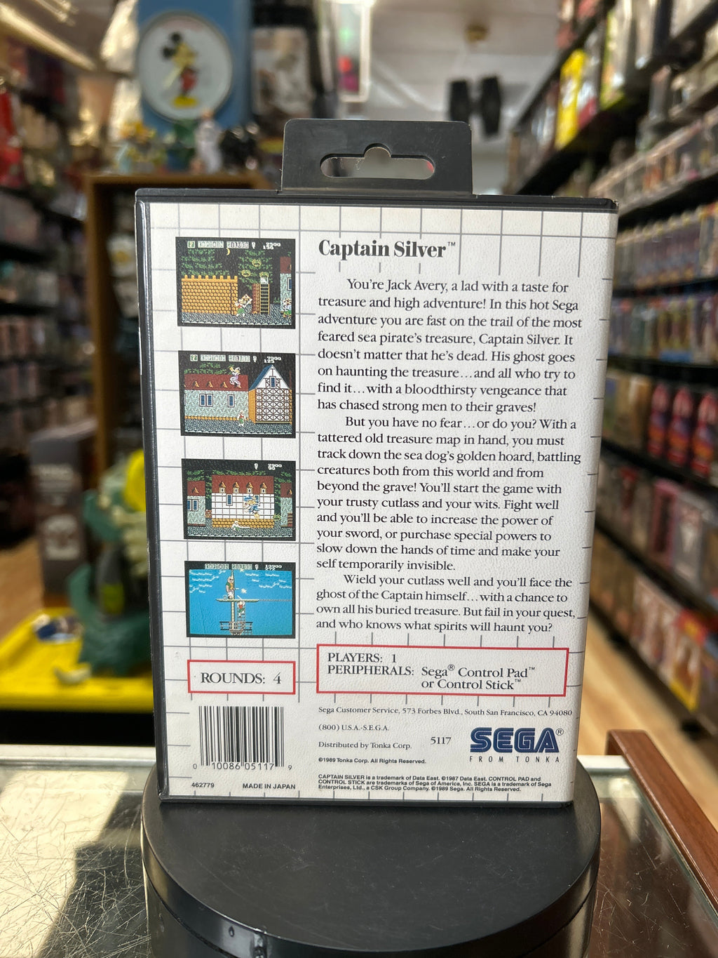 Captain Silver 0840 (SEGA Master System SMS, Video Games) **COMPLETE**