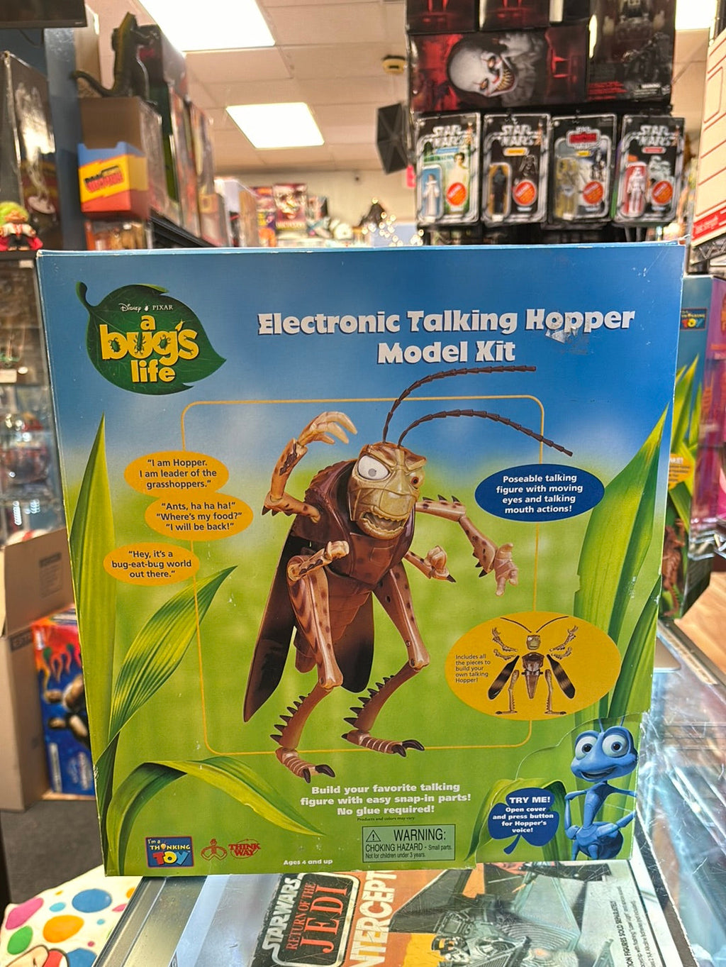 Electronic Talking Hopper Model Kit(Vintage Bugs Life, Thinking Toy) SEALED