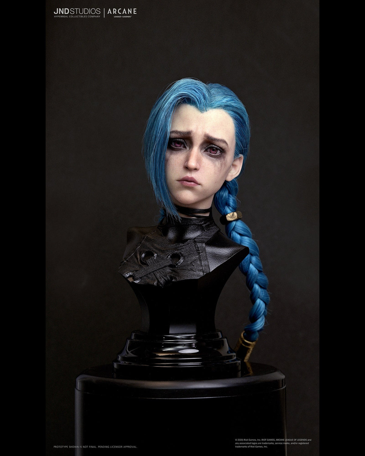 League of Legends Arcane: Jinx with 2 Head Variants 1/3 Scale Hyper Real