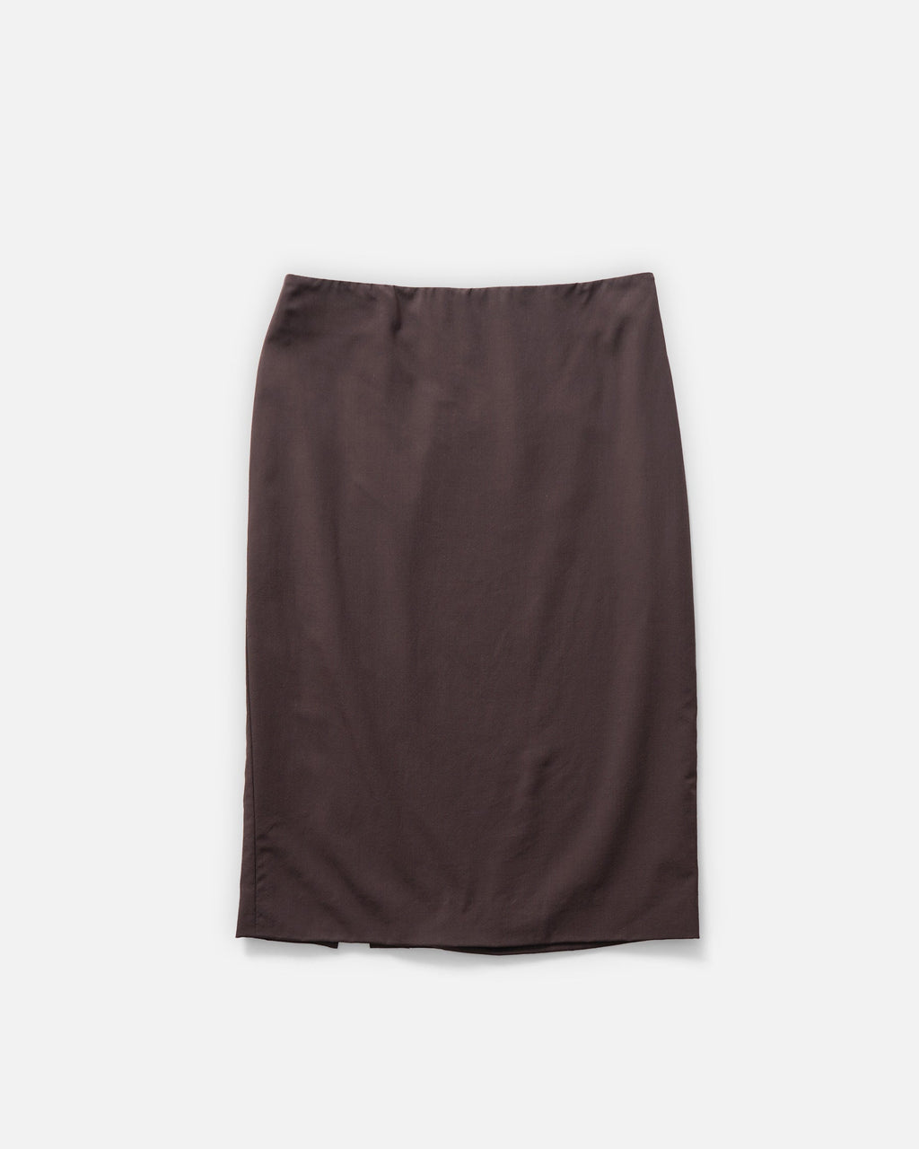 Back Slitted Midi Skirt / Size: W28