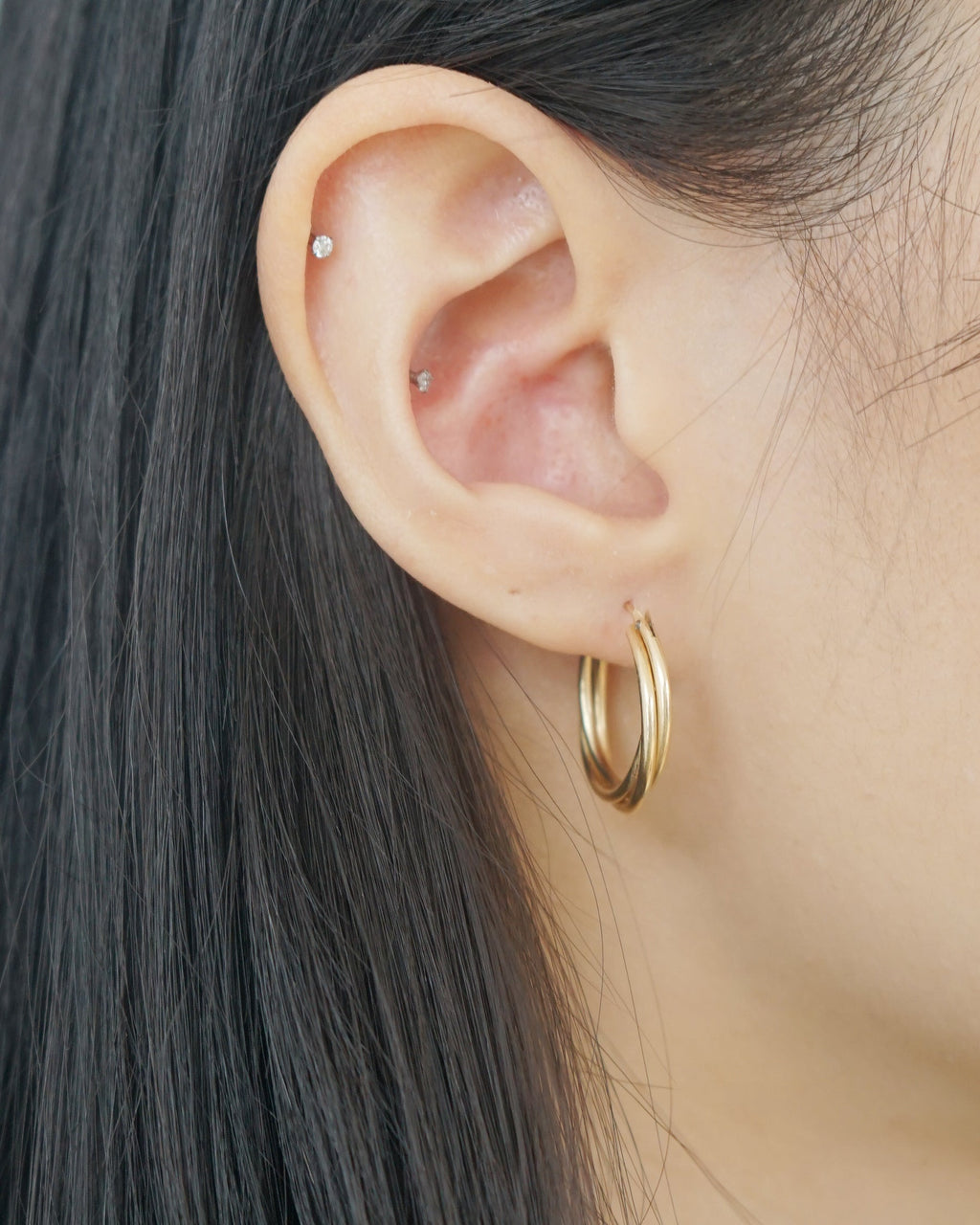 14k Gold Hoop Earrings