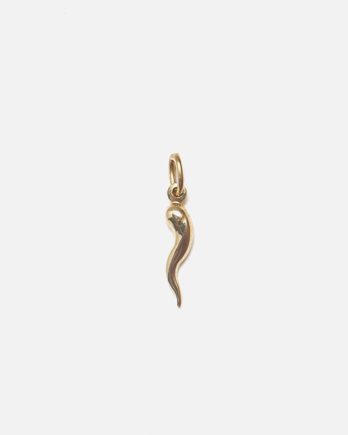 14k Gold Horn Charm