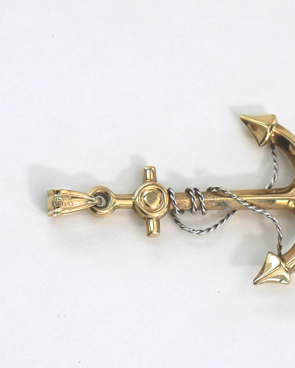 10k Gold Anchor Charm