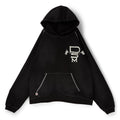 Diet Starts Monday Contrast Stitch Hoodie (Vintage Black)