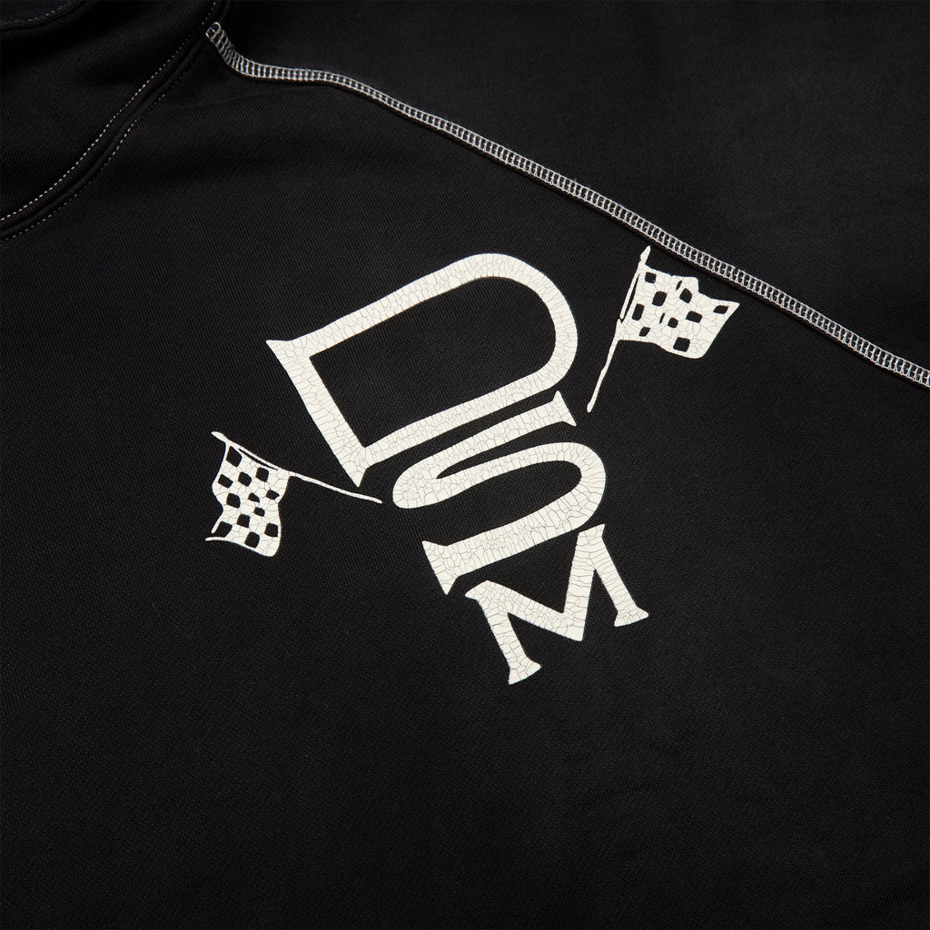 Diet Starts Monday Contrast Stitch Hoodie (Vintage Black)