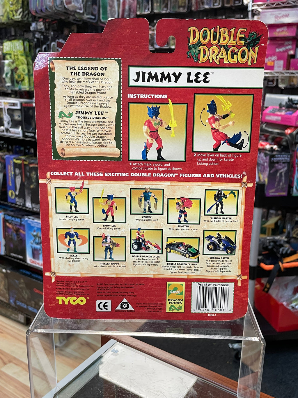 Jimmy Lee ((Vintage Double Dragon, Tyco) **SEALED**
