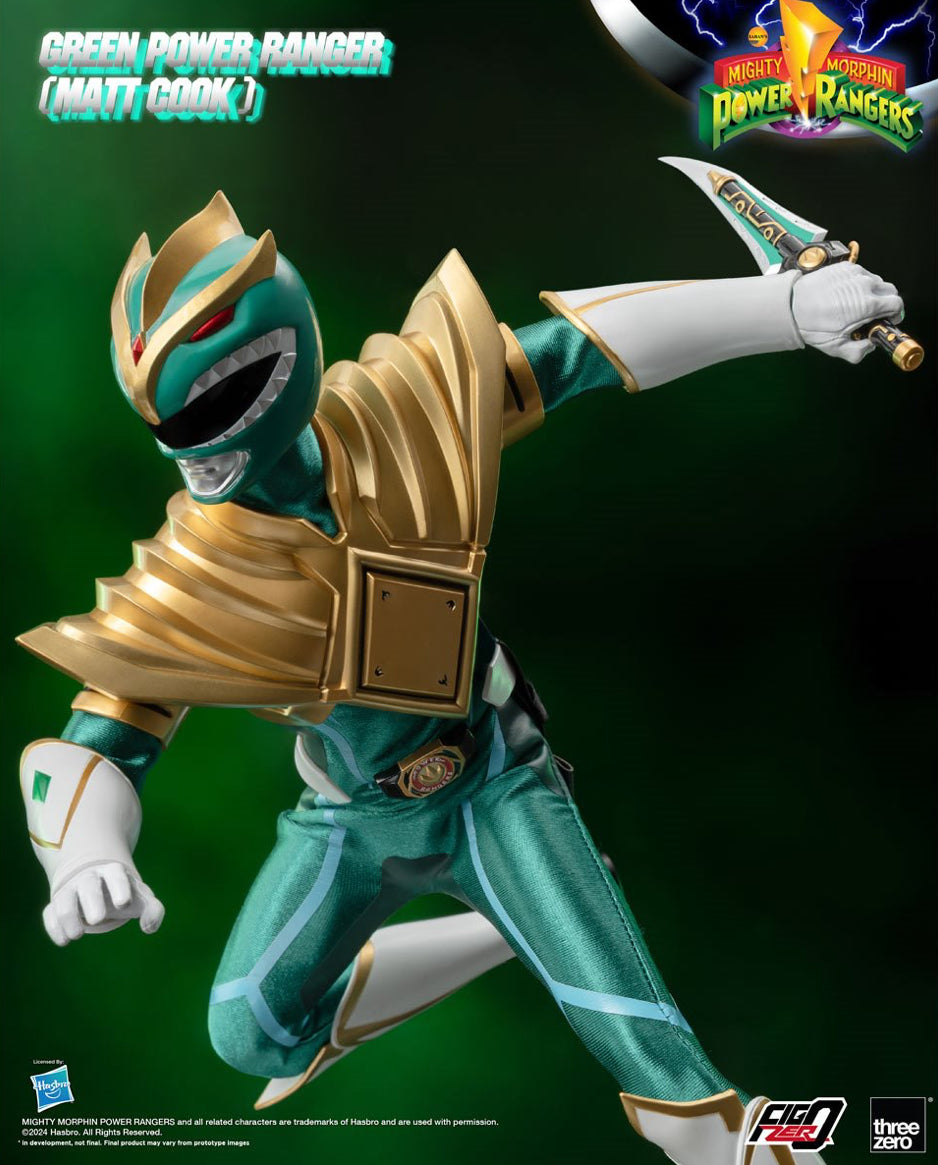 Mighty Morphin Power Rangers Green Ranger Matt Cook FigZero 1:6 Scale Action Figure Previews Exclusive