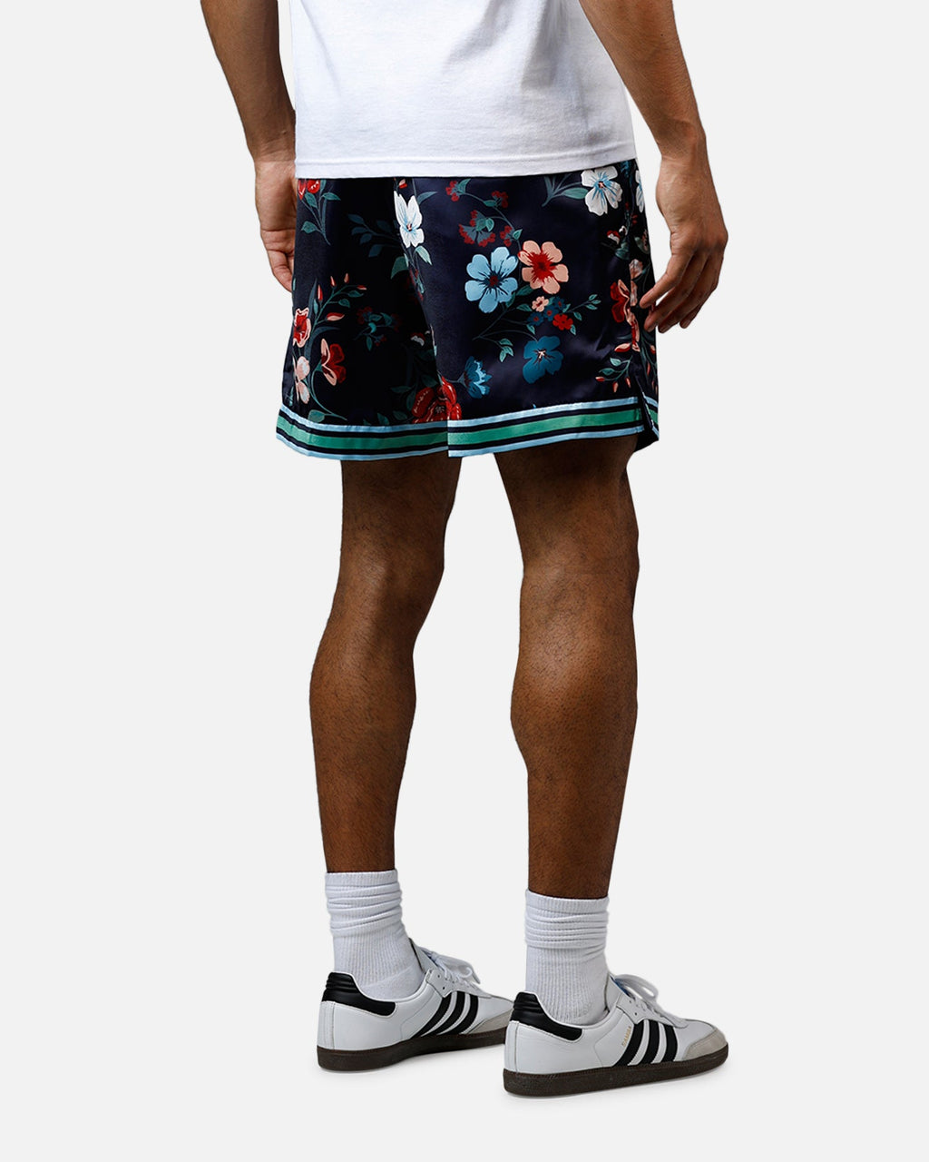 Pro Standard Los Angeles Dodgers Floral Shorts Navy