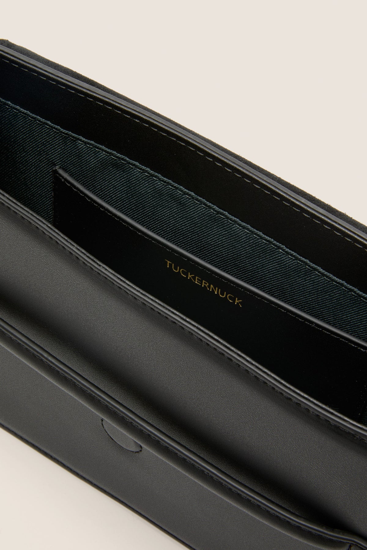 Black Leather Stevie Crossbody