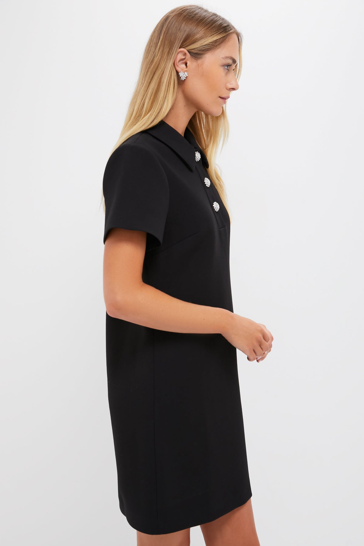 Black Crepe Helen Dress