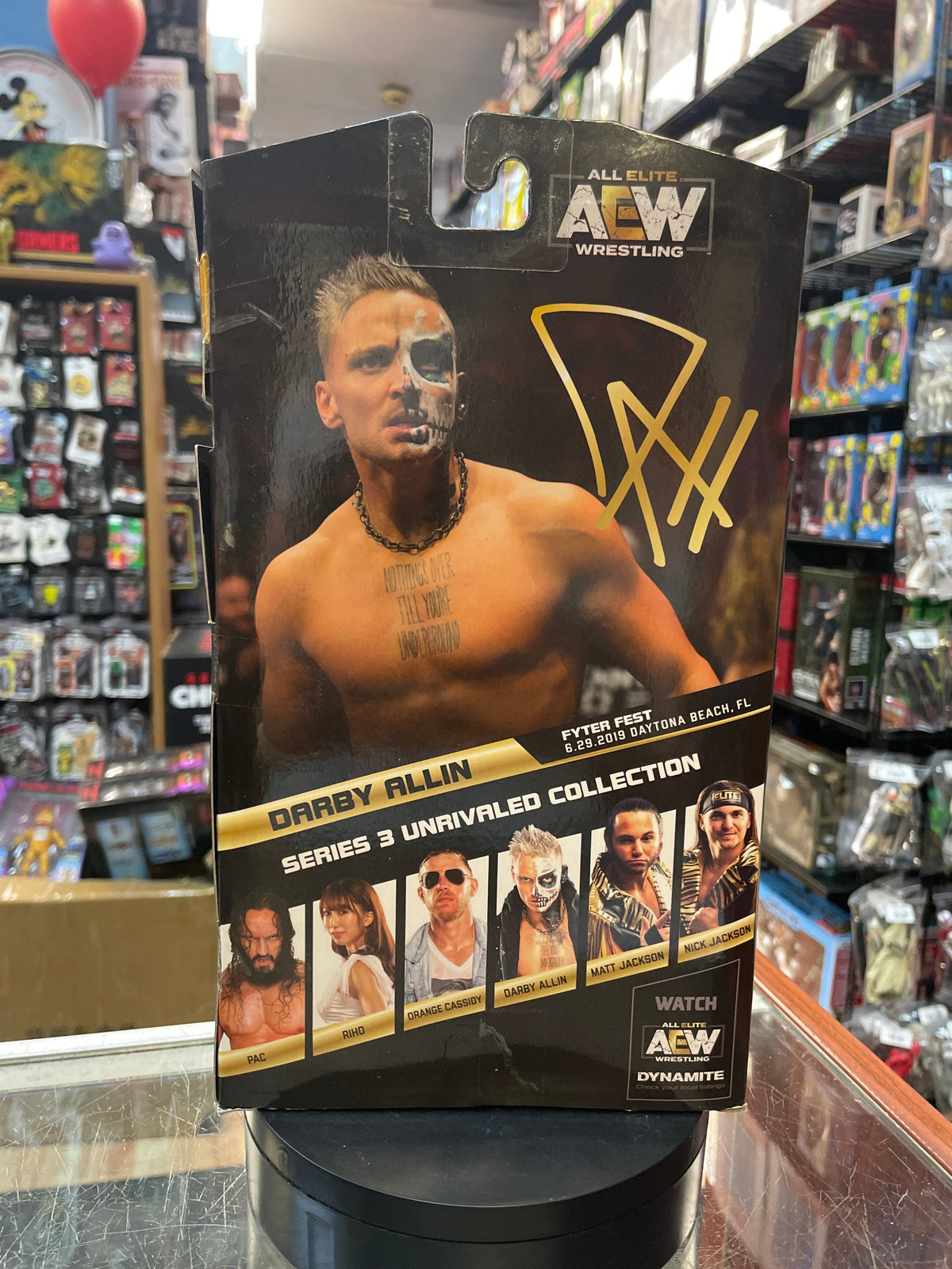 Darby Allin Unrivaled #22 (AEW Unmatched Collection, Jazwares) SEALED