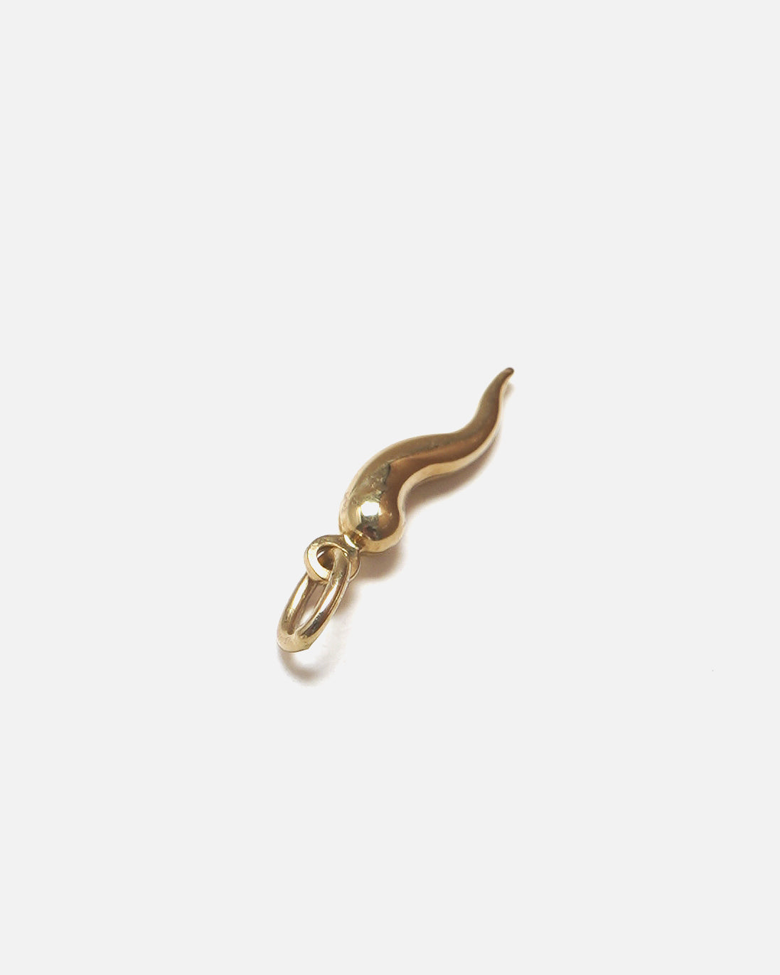 14k Gold Horn Charm