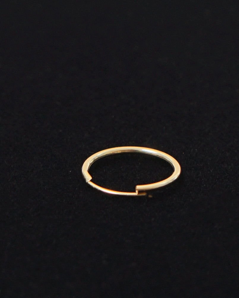 14k Gold Hoop Earring (Single)