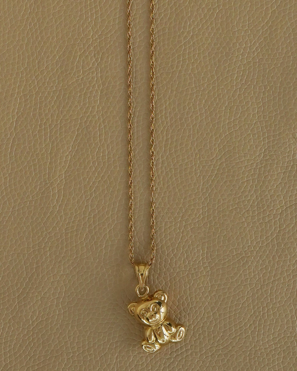 14k Gold Teddy Bear Charm