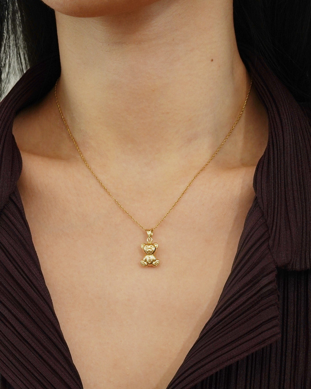14k Gold Teddy Bear Charm