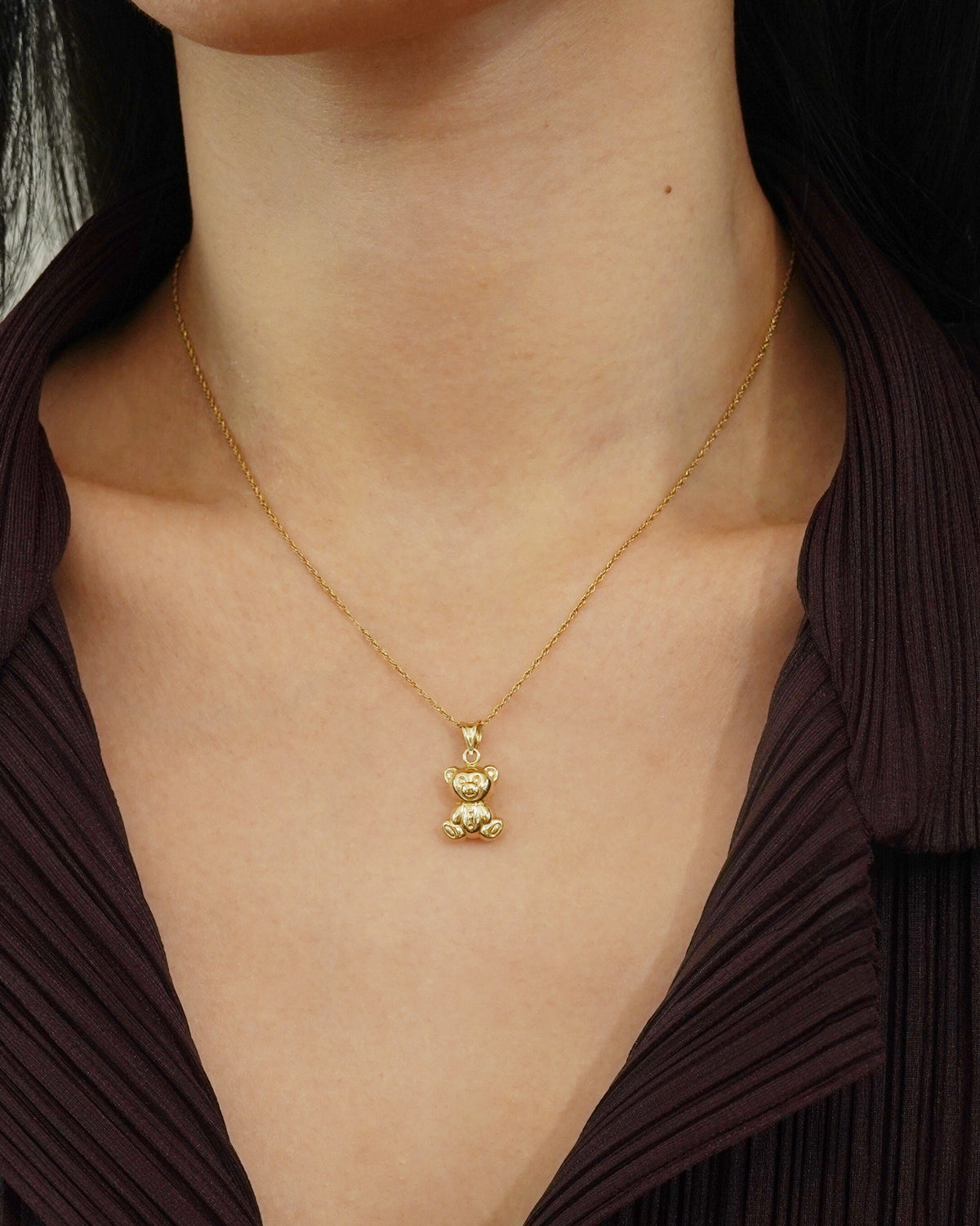 14k Gold Teddy Bear Charm