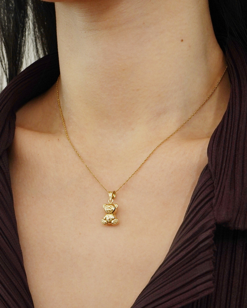 14k Gold Teddy Bear Charm