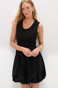Black Smocked Marisa Dress