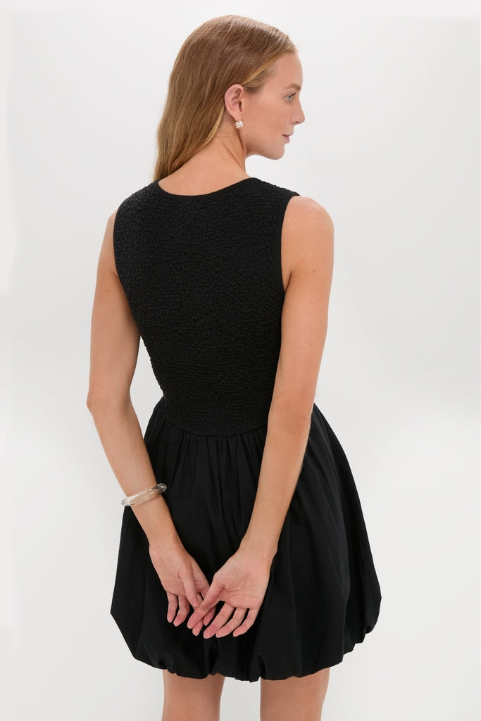 Black Smocked Marisa Dress