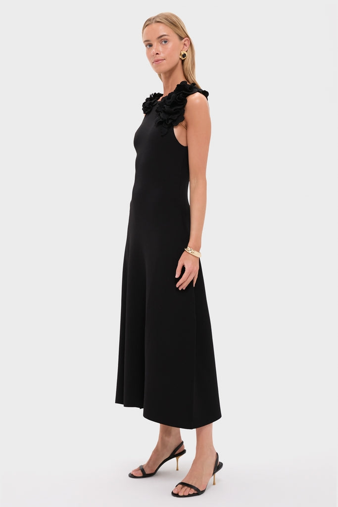 Black Woolfe Maxi Dress