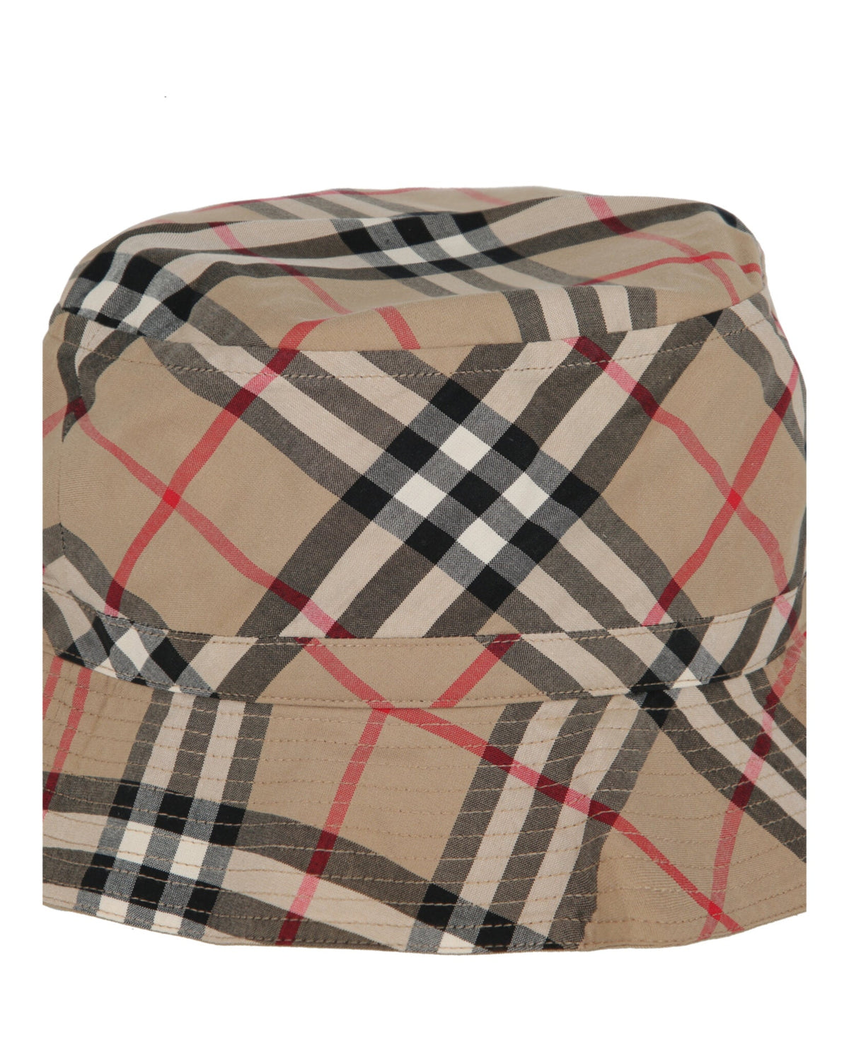 Check Printed Bucket Hat