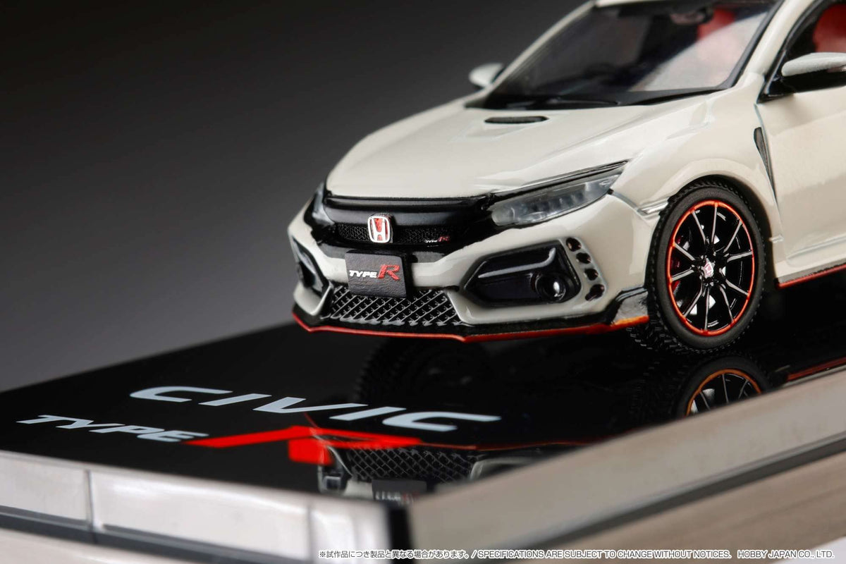 1/64 本田思域 Type R FK8 2020 Hobby Japan 白色 带引擎展示