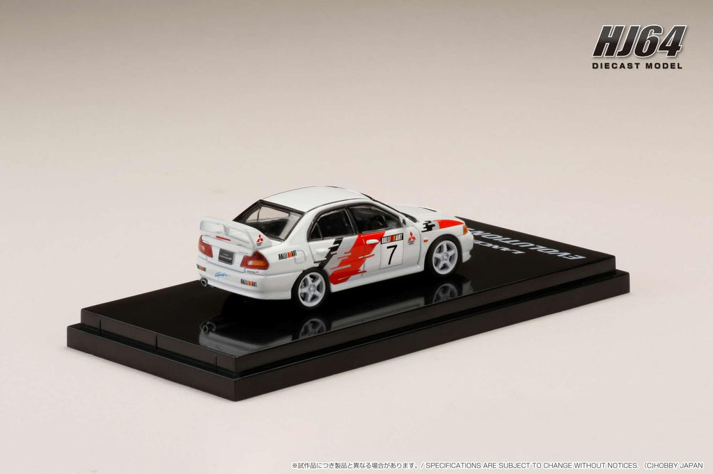 1/64 Hobby Japan 三菱 Lancer GSR Evo IV Gr.A 拉力赛 Scotia White