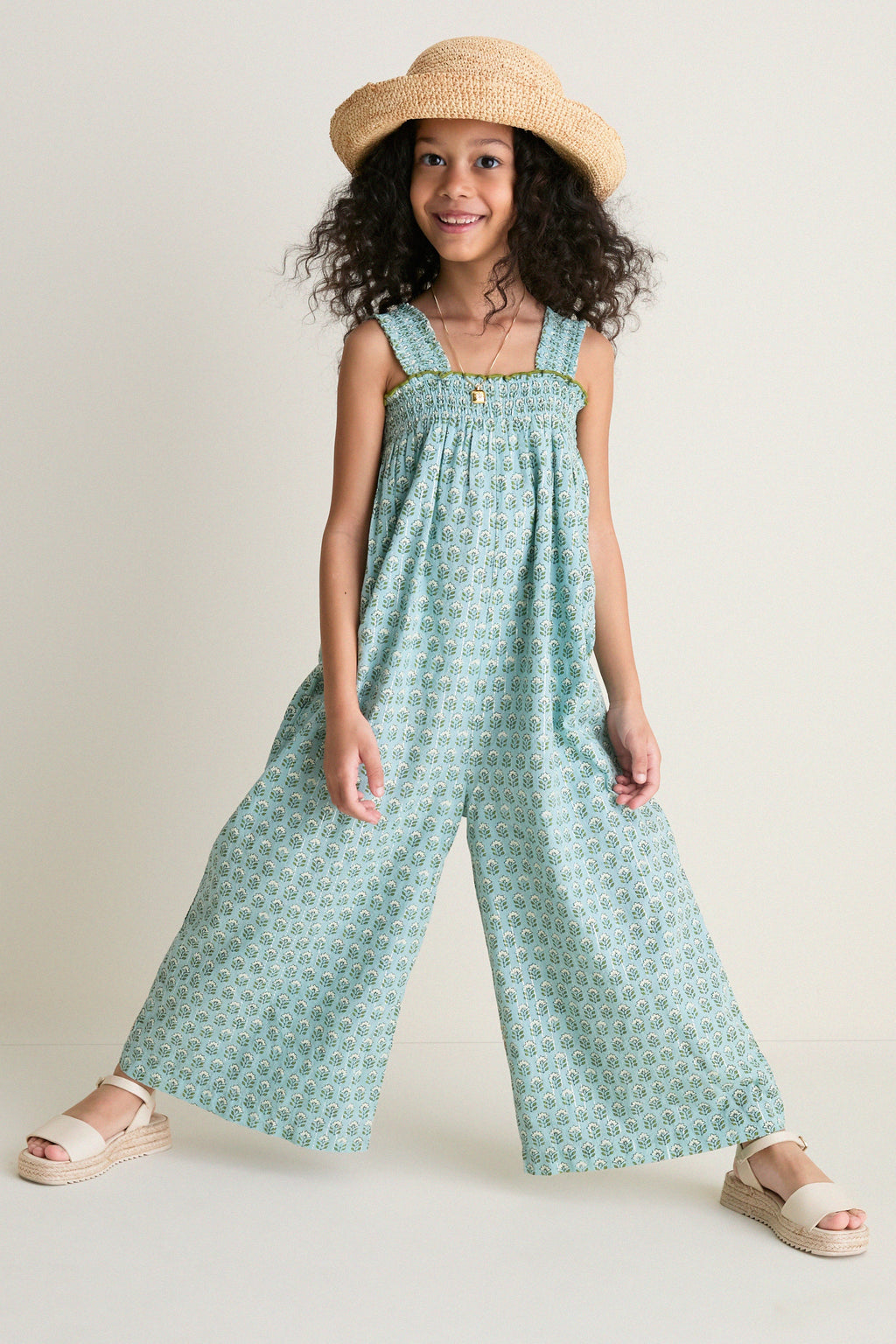 Blue Prairie Block Print Eleven Jumper
