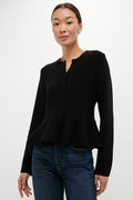 Black Knit Richmond Sweater