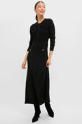 Black Knit Long Sleeve Gemma Dress