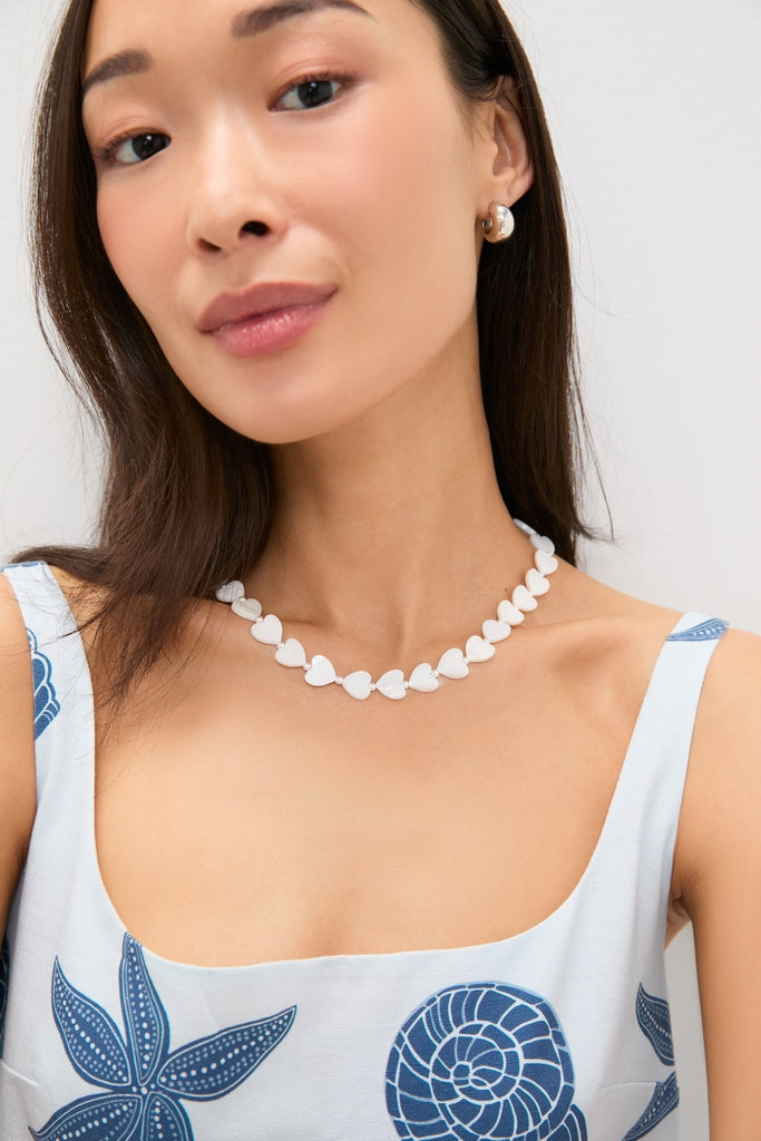Archive Pearl Heart Payton Necklace