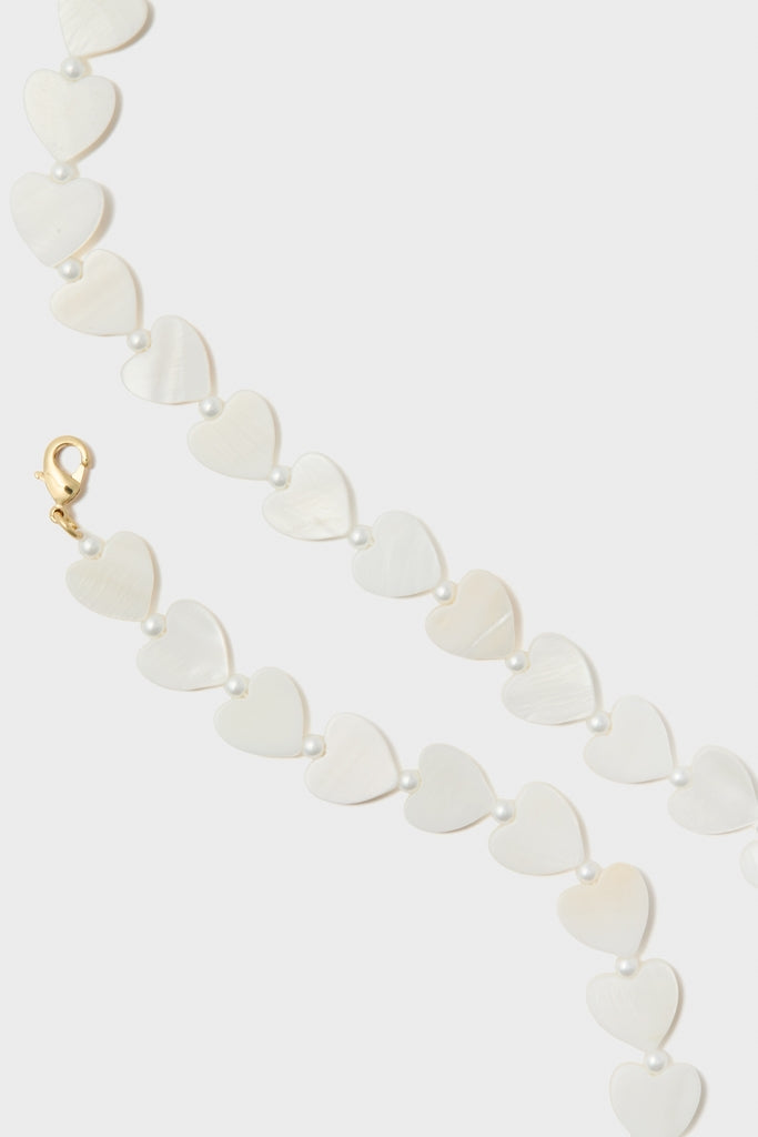 Archive Pearl Heart Payton Necklace