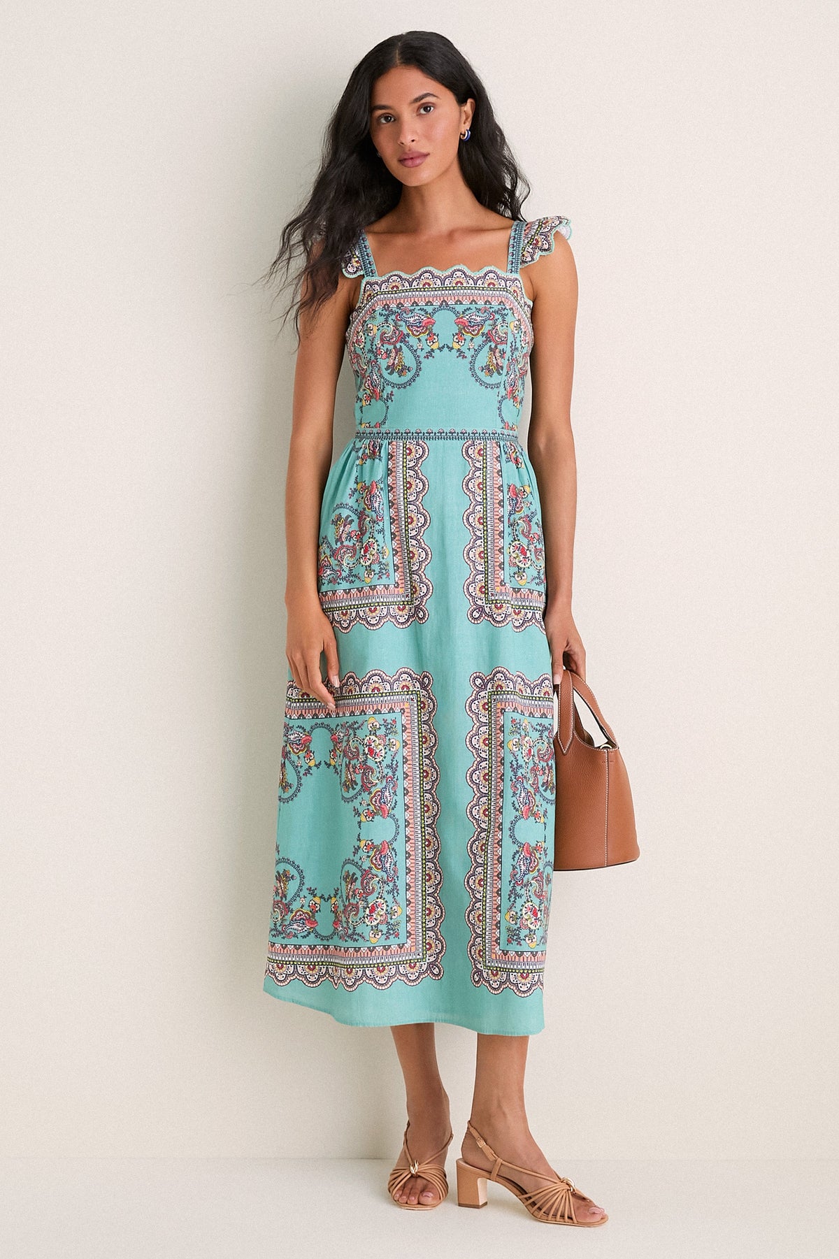 Bleura Print Veronique Midi Dress