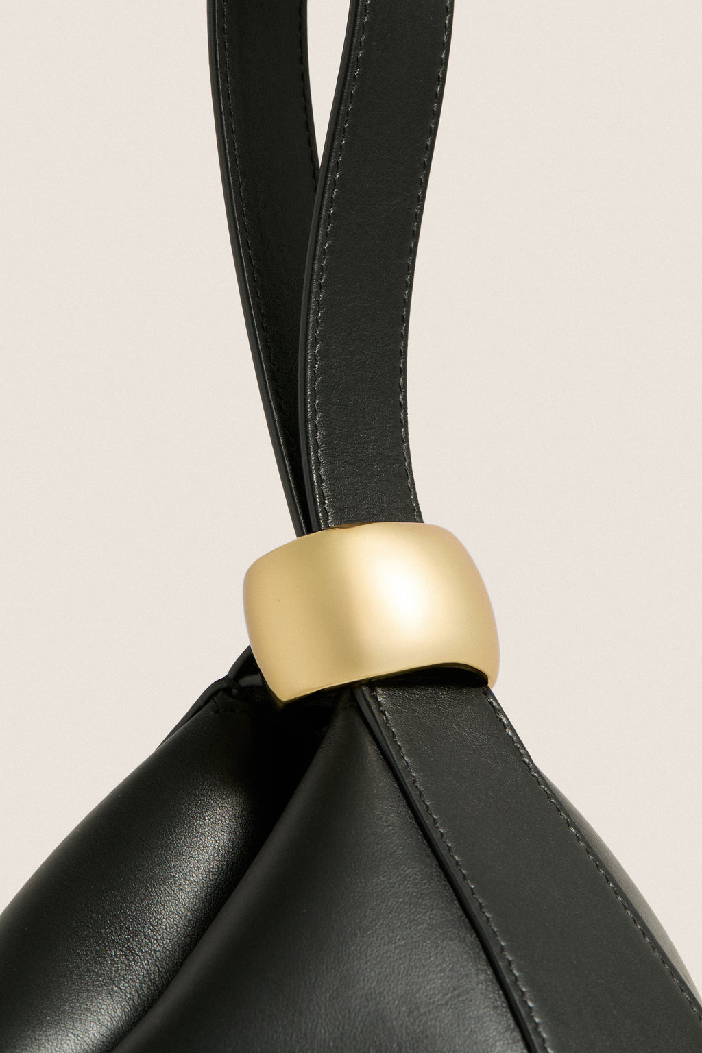 Black Leather Zambia Bag