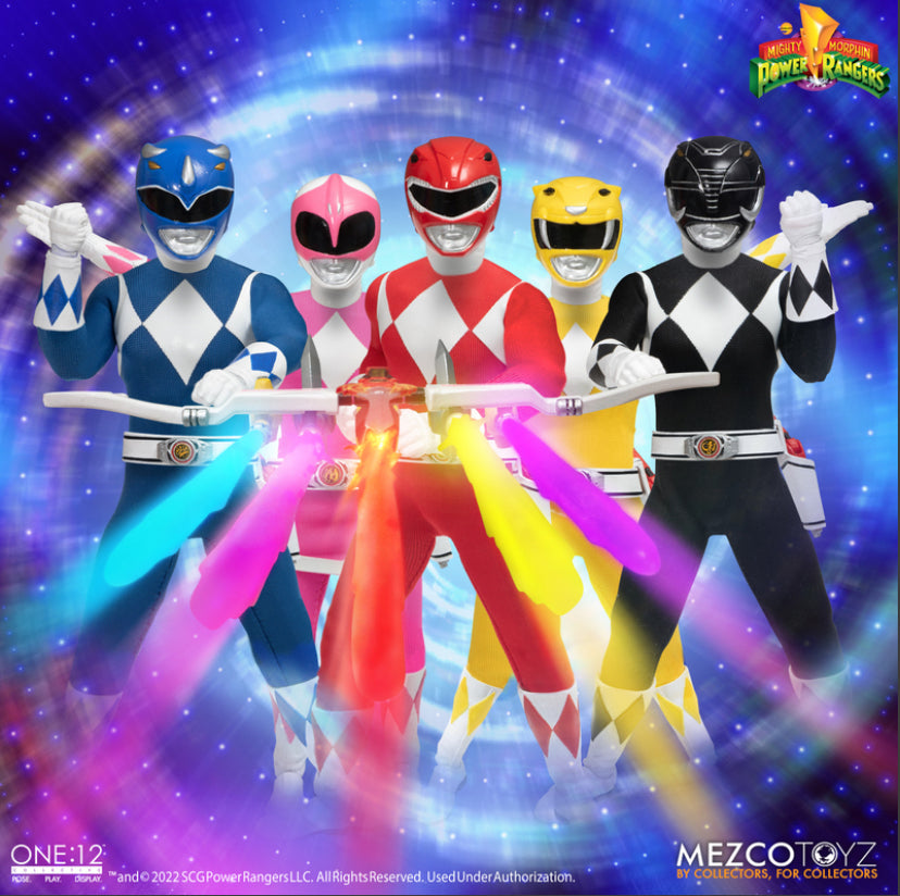 Mezco Toyz One:12 Collective Mighty Morphin' Power Rangers Deluxe Boxed Set