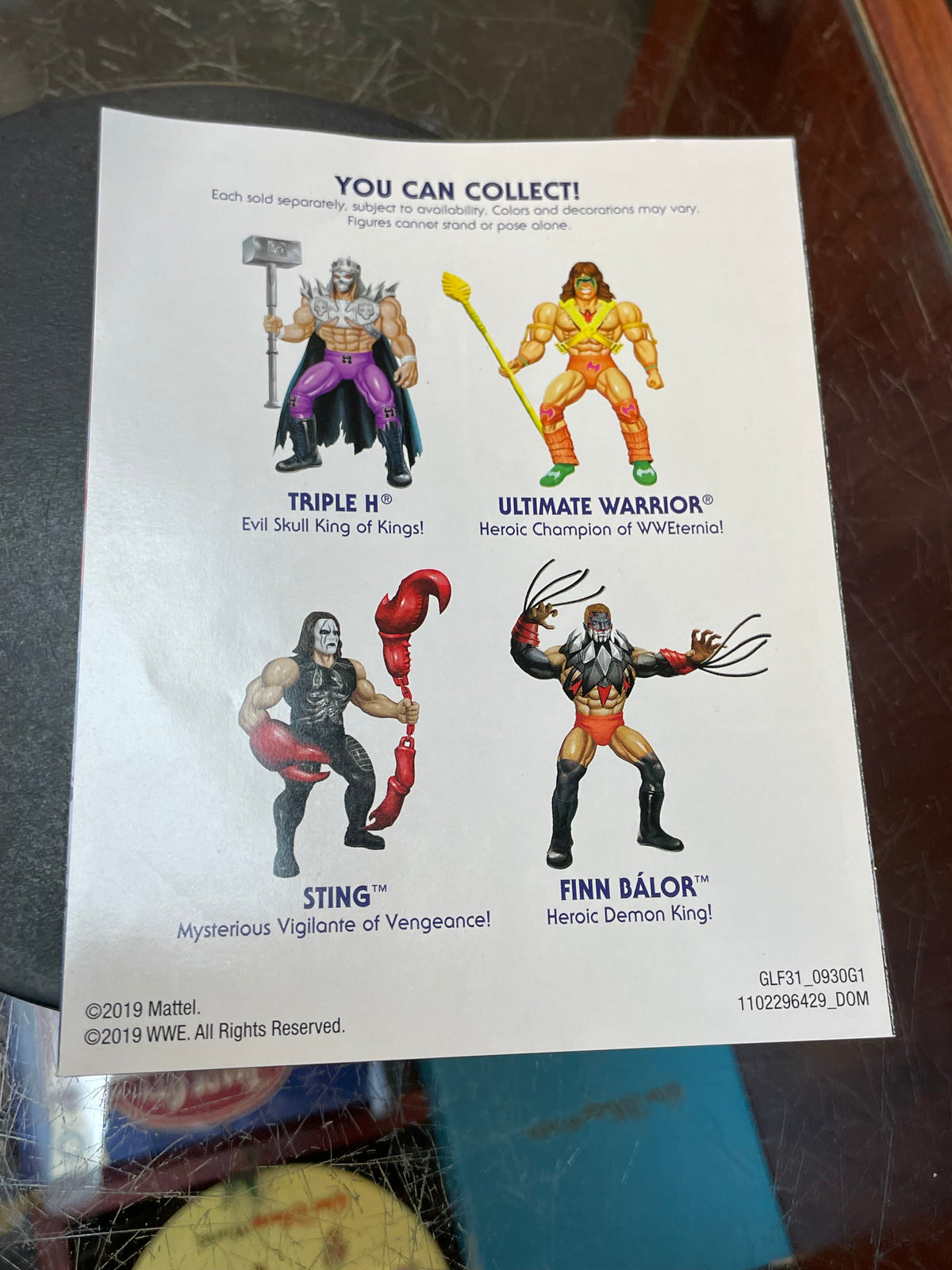 Sting as Clawful (WWE MOTU, Mattel) **COMPLETE**