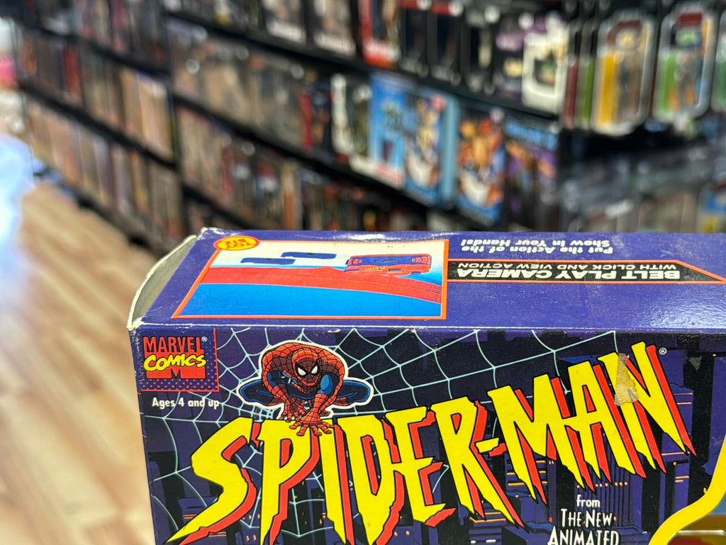 Belt Play Camera with Click & View (Vintage Marvel Animated Spider-Man, Toybiz) SEALED
