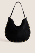 Black Soft Suede Oskan Hobo