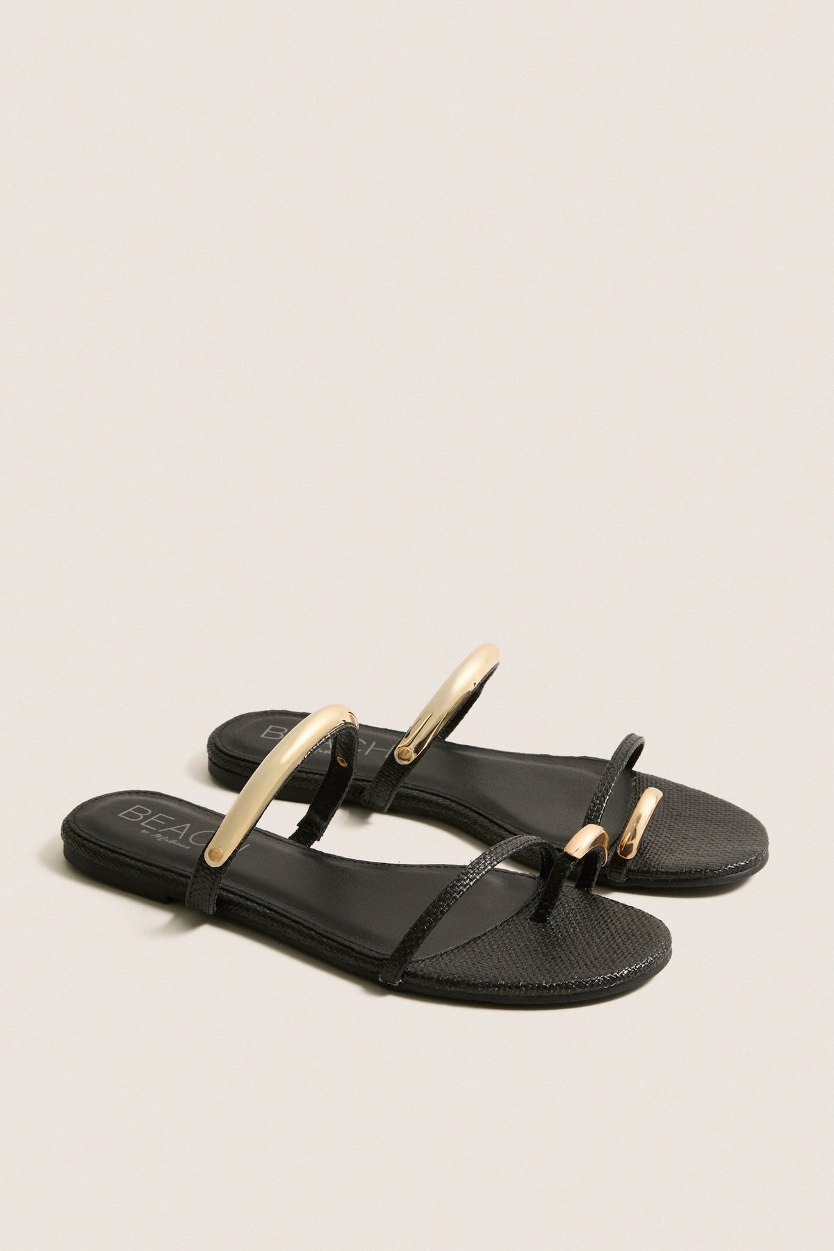 Black Vacay Sandals