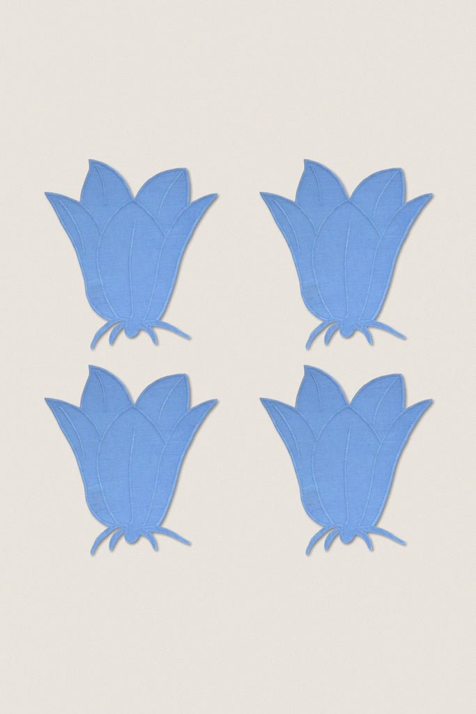 Blue Bell Cocktail Napkins (Set of 4)