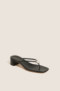 Black Nappa Odessa Sandals