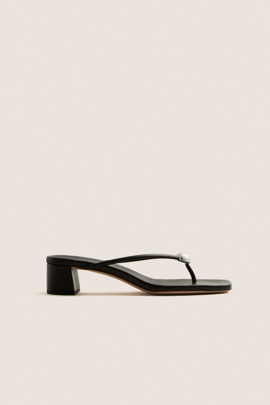 Black Nappa Odessa Sandals