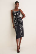 Black Ruxandra Midi Dress
