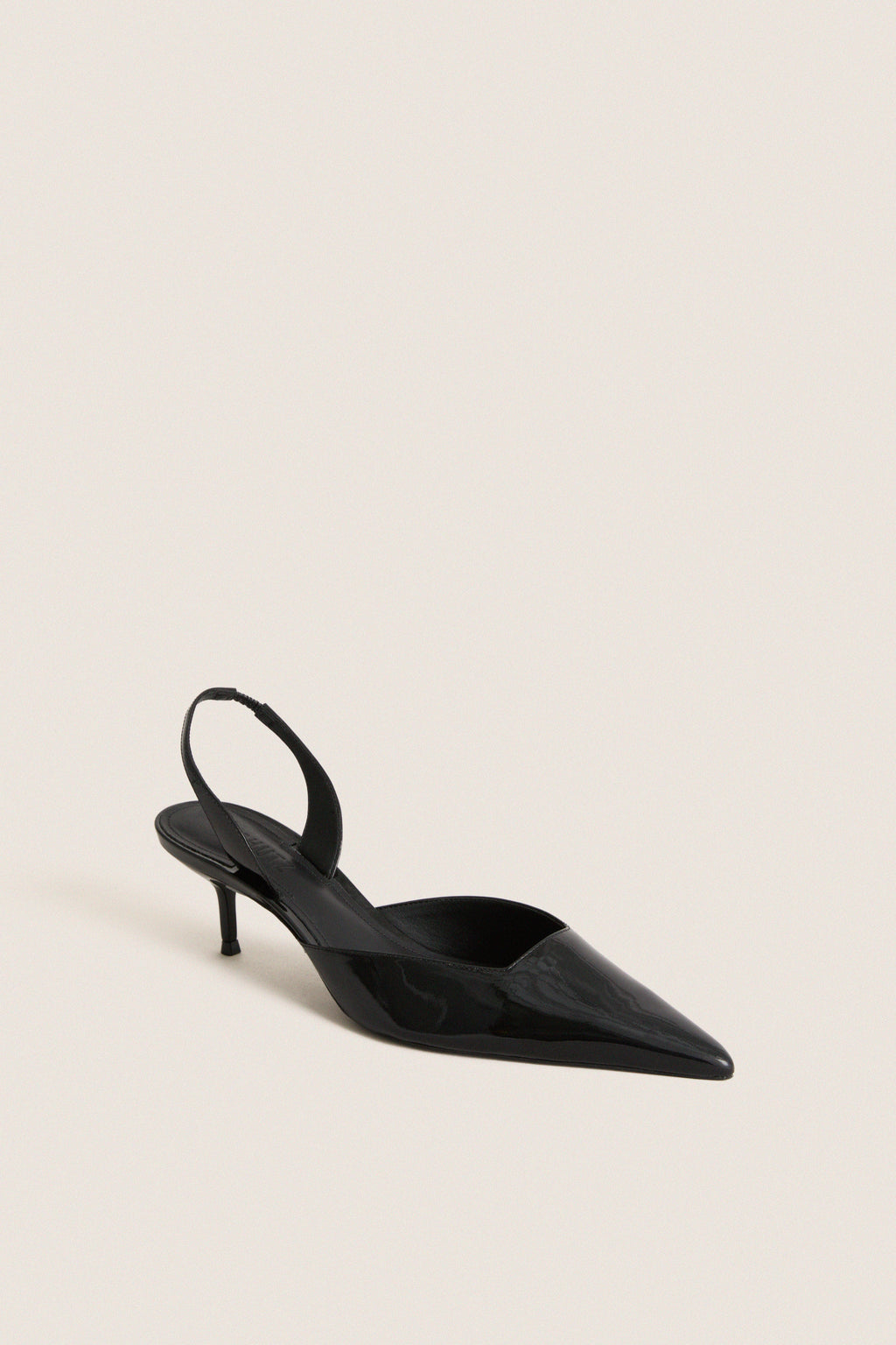 Black Paola Mid Heels
