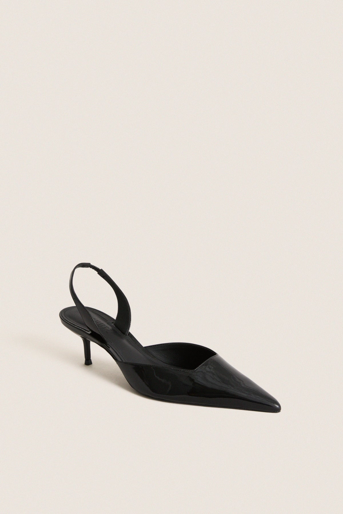 Black Paola Mid Heels